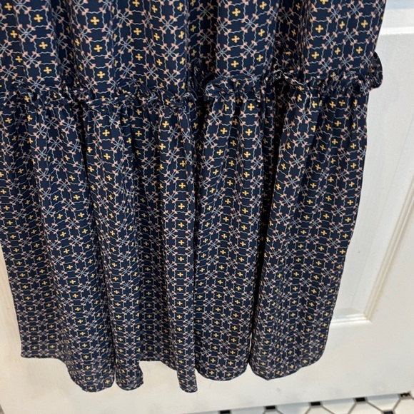 NWT Max Studio Navy Floral Maxi Dress - Picture 5 of 9
